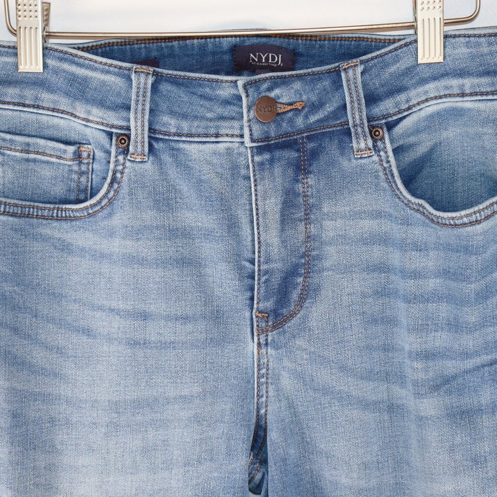 NYDJ Marilyn Straight Blue Medium Wash Jeans Women's Size 10 and 12 - Picture 2 of 16